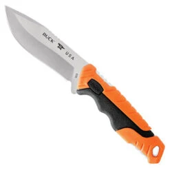 Buck Knives Buck Pursuit Pro Large Black/Orange Fixed Blade Knife