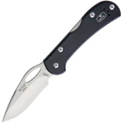 Buck Knives Buck 726BKS Mini Spitfire Lockback Black Knife With Aluminum Handle