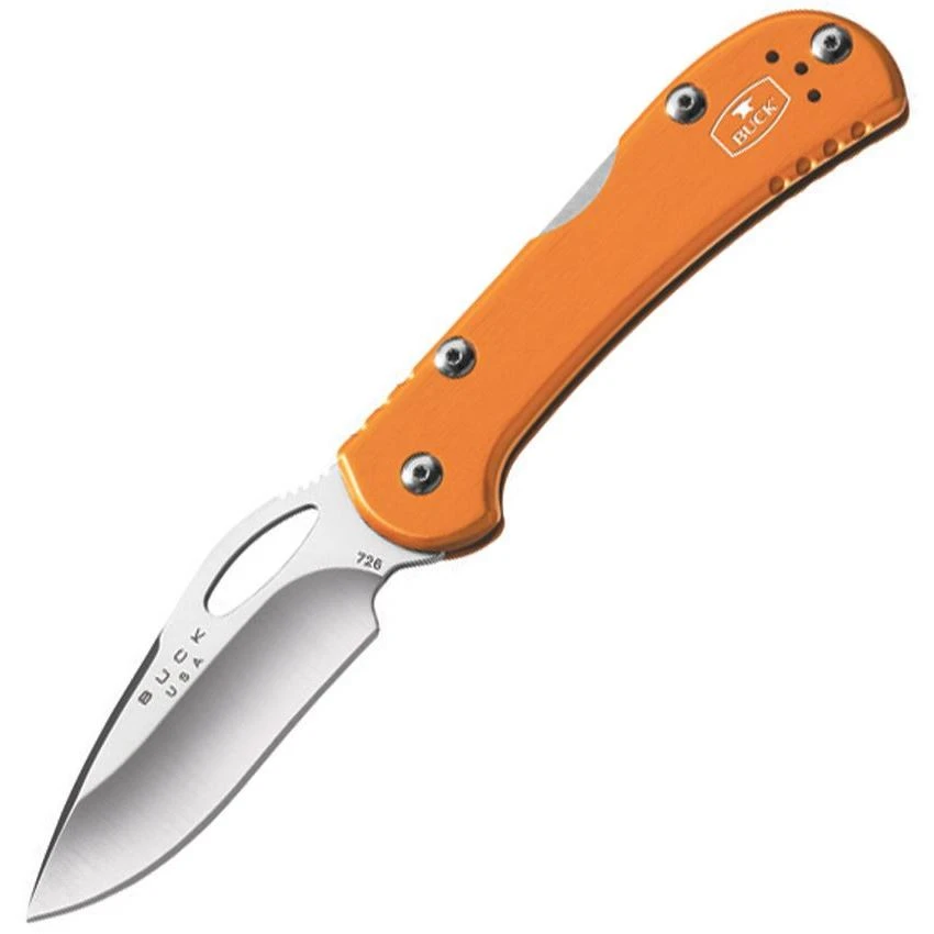 Buck Knives Buck 726ORS Mini SpitFire Lockback Knife Orange 1 Buck Knives Buck 726ORS Mini SpitFire Lockback Knife Orange