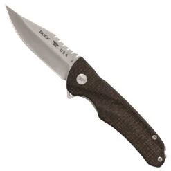 Buck Knives Buck Sprint Pro Micarta Flipper Knife, CPM-S30V Blade