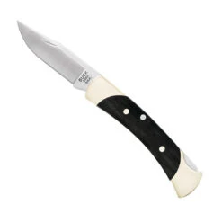 Buck Knives Buck The 55 Crelicam Genuine Ebony Lockback Folder Knife, Clip Point Blade