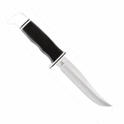 Buck Knives Buck Pathfinder Black Phenolic Fixed Blade Knife, Modified Clip Point Blade