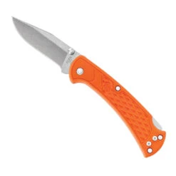 Buck Knives Buck Orange 112 Slim Ranger Lockback Folder Knife, Satin Blade