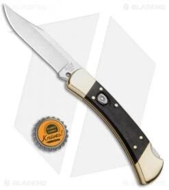 Buck Knives Buck 110 Automatic Lockback Knife Ebony (3.75" Satin) 11 Buck Knives Buck 110 Automatic Lockback Knife Ebony (3.75" Satin) -Buck Knives Shop Buck 110 Auto LB Ebony Dymondwood Satin 0110BRSA BHQ 51274 jr bottlecap