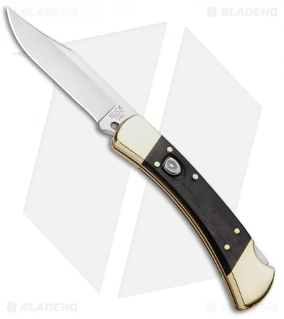 Buck Knives Buck 110 Automatic Lockback Knife Ebony (3.75" Satin) 1 Buck Knives Buck 110 Automatic Lockback Knife Ebony (3.75" Satin)
