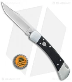 Buck Knives Buck 110 Elite Automatic Lockback Knife Black G-10 (3.75" S30V Satin) -Buck Knives Shop Buck 110 Elite Automatic LB Black G 10 Satin 0110BKSA BHQ 79345 jr bottlecap 1