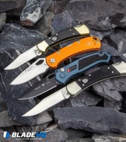 Buck Knives Buck SpitFire Lockback Knife Orange (3.25" Satin) 0722ORS1 -Buck Knives Shop Buck 110 Elite Automatic Lockback Knife Black G 10 S30V Satin BHQ 79345 kp rocks web