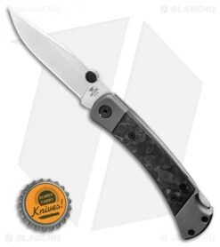 Buck Knives Buck 110 Folding Hunter Lockback Knife Marble CF (3.75" Satin) 0110CFSLE1 -Buck Knives Shop Buck 110 Folding Hunter Lockback Knife Marble CF 3.75 Satin 0110CFSLE1 BHQ 120500 LS Bottlecap
