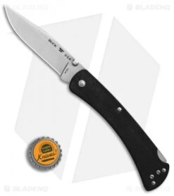 Buck Knives Buck 110 Slim Pro Lockback Knife Black G-10 (3.75" Satin) 7 Buck Knives Buck 110 Slim Pro Lockback Knife Black G-10 (3.75" Satin) -Buck Knives Shop Buck 110 Hunter Slim Pro Black G10 Satin BHQ 88727 er bottlecap