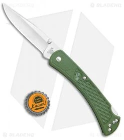 Buck Knives Buck 110 Slim Select Lockback Knife OD Green (3.625" Satin) 0110ODS2 -Buck Knives Shop Buck 110 Slim Select LB OD Green Satin 0110ODS2 BHQ 106666 jr bottlecap