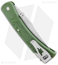 Buck Knives Buck 110 Slim Select Lockback Knife OD Green (3.625" Satin) 0110ODS2 -Buck Knives Shop Buck 110 Slim Select LB OD Green Satin 0110ODS2 BHQ 106666 jr side