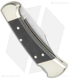 Buck Knives Buck 112 Ranger Pro Lockback Knife Black G-10 (3" S30V Satin) -Buck Knives Shop Buck 112 Ranger Pro LB Black G 10 Satin BHQ 88748 jr side