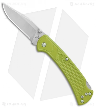Buck Knives Buck 112 Slim Select Lockback Knife Chartreuse GFN (3" Satin) 1 Buck Knives Buck 112 Slim Select Lockback Knife Chartreuse GFN (3" Satin)