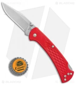 Buck Knives Buck 112 Slim Select Lockback Knife Red GFN (3" Satin) -Buck Knives Shop Buck 112 Ranger Slim Select Red GFN Satin BHQ 88732 er bottlecap