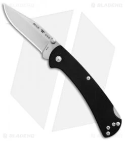 Buck Knives Buck 112 Slim Pro Lockback Knife Black G-10 (3" Satin)