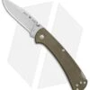 Buck Knives Buck 112 Slim Pro Lockback Folding Knife OD Green Micarta (3" Satin)