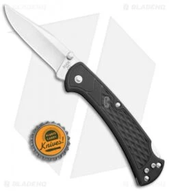 Buck Knives Buck 112 Slim Select Lockback Folding Knife Black GFN (3" Satin) -Buck Knives Shop Buck 112 Slim Select LB Black GFN Satin BHQ 88729 jr bottlecap