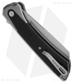 Buck Knives Buck 263 Hiline XL Frame Lock Knife Black Micarta/Gray Al (3.75" SW) 0263GYS1 5 Buck Knives Buck 263 Hiline XL Frame Lock Knife Black Micarta/Gray Al (3.75" SW) 0263GYS1 -Buck Knives Shop Buck 263 Hiline XL Frame Lock Knife Black Micarta Gray Al 3in SW BHQ 179296 td side