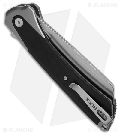 Buck Knives Buck 263 Hiline XL Frame Lock Knife Black Micarta/Gray Al (3.75" SW) 0263GYS1 3 Buck Knives Buck 263 Hiline XL Frame Lock Knife Black Micarta/Gray Al (3.75" SW) 0263GYS1 - Image 3