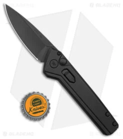 Buck Knives Buck 838 Deploy Blackout Automatic Knife Black Alum (3.25" Black) 0838BKS -Buck Knives Shop Buck 838 Deploy Blackout Auto Black Black BHQ 179305 jr bottlecap