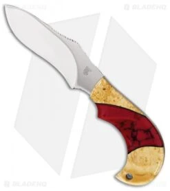 Buck Knives Buck 980 Palm Skinner Fixed Blade Knife Box Elder (4.25" Mirror) 0980RDSLE-B