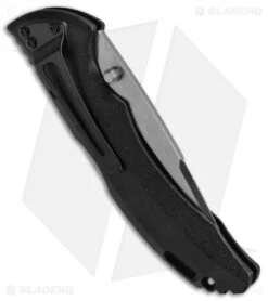 Buck Knives Buck Bantam BHW Lockback Knife Black (3.625" Satin) 0286BKS -Buck Knives Shop Buck Bantam BHW Black 0286BKS B BHQ 15536 jr side