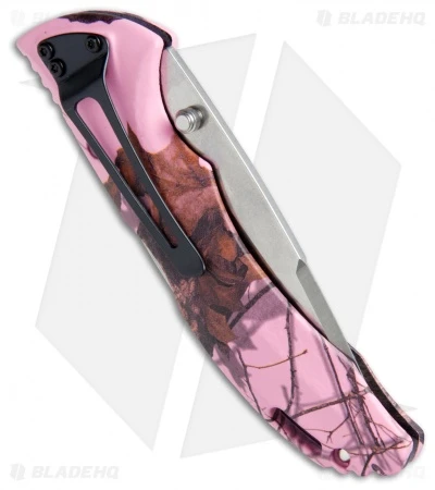 Buck Knives Buck Bantam BHW Lockback Knife Pink Mossy Oak Camo (3.625" Satin) 0286CMS10 3 Buck Knives Buck Bantam BHW Lockback Knife Pink Mossy Oak Camo (3.625" Satin) 0286CMS10 - Image 3