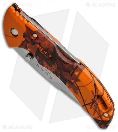 Buck Knives Buck Bantam BLW Knife Mossy Oak Orange Camo (3.125" Satin Plain) 0285CMS9 2 Buck Knives Buck Bantam BLW Knife Mossy Oak Orange Camo (3.125" Satin Plain) 0285CMS9 - Image 2