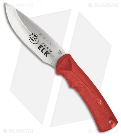 Buck Knives Buck BuckLite MAX RMEF Small Fixed Blade Knife Red (3.1" Satin) 0673RDSRMEF 1 Buck Knives Buck BuckLite MAX RMEF Small Fixed Blade Knife Red (3.1" Satin) 0673RDSRMEF
