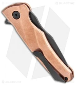 Buck Knives Buck Copper Sprint Liner Lock Flipper Knife Copper (3.1" Black S35VN) 0842CPSLE -Buck Knives Shop Buck Copper Sprint LL Copper Black BHQ 106702 jr side