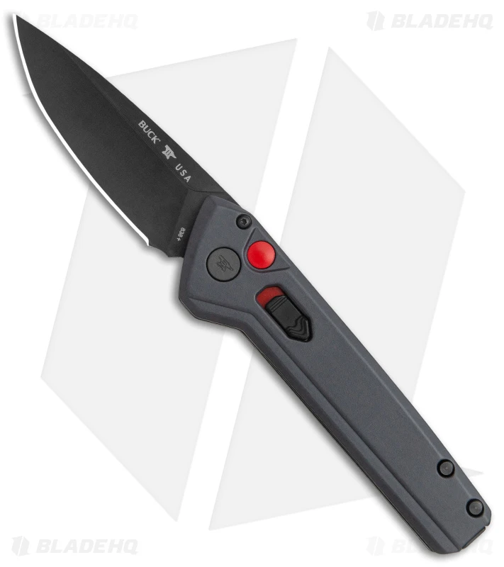 Buck Knives Buck Deploy Automatic Knife Sniper Gray (3" Black) 0838GYS1 1 Buck Knives Buck Deploy Automatic Knife Sniper Gray (3" Black) 0838GYS1