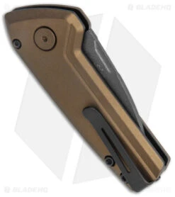 Buck Knives Buck Deploy Mini Automatic Knife Burnt Bronze (3" Gray) 0838BRS1 -Buck Knives Shop Buck Deploy Mini Auto Burnt Bronze Gray 0839BRS1 BHQ 146022 jr side