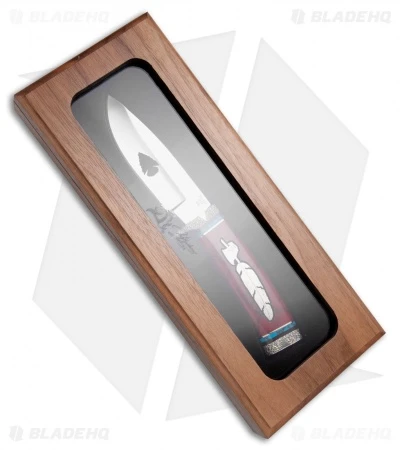 Buck Knives Buck Eagle Feather Vanguard Fixed Blade Knife (4.125" Polish) 0192YISLE1 3 Buck Knives Buck Eagle Feather Vanguard Fixed Blade Knife (4.125" Polish) 0192YISLE1 - Image 3