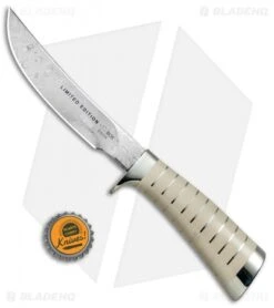 Buck Knives Buck Expert Hunter L.E. Legacy Fixed Blade Stacked Ivory Micarta (5" Damascus) -Buck Knives Shop Buck Expert Hunter L.E. Legacy Stacked Ivory Micarta Damascus 0907IVSLE B BHQ 79566 jr bottlecap