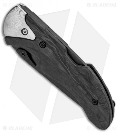 Buck Knives Buck Fluid X1 Legacy Collection L.E. Lockback Knife Marble CF (3" Black) 2 Buck Knives Buck Fluid X1 Legacy Collection L.E. Lockback Knife Marble CF (3" Black) - Image 2