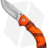 Buck Knives Buck Folding Omni Hunter 10PT Knife Orange Mossy Oak (3" Satin Plain)
