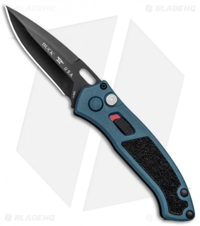 Buck Knives Buck Impact Automatic Knife Armor Blue (3.125" Black) 0898BLS1 1 Buck Knives Buck Impact Automatic Knife Armor Blue (3.125" Black) 0898BLS1