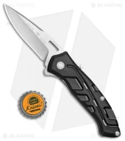 Buck Knives Buck Intertia Spring Assisted Knife Black (3.1" Satin) 0293BKS2 -Buck Knives Shop Buck Intertia SA Black 0293BKS2 BHQ 79535 jr bottlecap