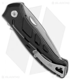 Buck Knives Buck Intertia Spring Assisted Knife Black (3.1" Satin) 0293BKS2 -Buck Knives Shop Buck Intertia SA Black 0293BKS2 BHQ 79535 jr side