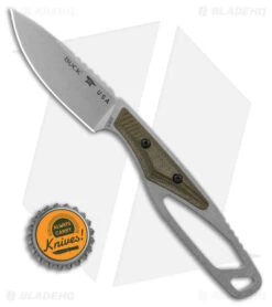 Buck Knives 635 Paklite 2.0 Cape Pro Fixed Blade Knife OD Green (2.87" SW) -Buck Knives Shop Buck Knives 635 Paklite 2 Cape Pro FBK OD Green 2in Satin BHQ 180262 td size
