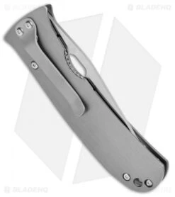 Buck Knives Mayo North Shore Liner Lock Knife Gun Metal (3.1" Satin) B173-00-0 -Buck Knives Shop Buck Mayo North Shore LL Gun Metal Satin B173 00 BHQ 71294 jr side