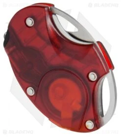 Buck Knives Buck Metro Knife W/ LED Red (1.1" Satin) B758-RD-0 -Buck Knives Shop Buck Metro LED Red Satin B758 RD BHQ 71299 jr side