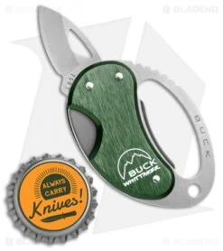 Buck Knives Buck Metro Liner Lock Knife Green (1.1" Satin) B759-FGW-0 -Buck Knives Shop Buck Metro LL Green Satin B759 FGW BHQ 71300 jr bottlecap