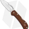 Buck Knives Buck Mini SpitFire Lockback Knife Brown (2.75" Satin) 0726BRS