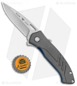 Buck Knives Buck Momentum ASAP Spring Assisted Knife Gray (3.25" Stonewash) 0294GYS -Buck Knives Shop Buck Momentum ASAP SA Gray SW 0294GYS BHQ 92974 jr bottlecap