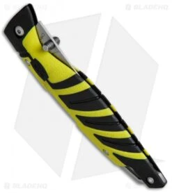 Buck Knives Buck Mr. Crappie Slab Shaver Lock Back Knife (3.875" Satin) 0231YWS-B -Buck Knives Shop Buck Mr. Crappie Slab Shaver 0231YWS B BHQ 66589 jr side