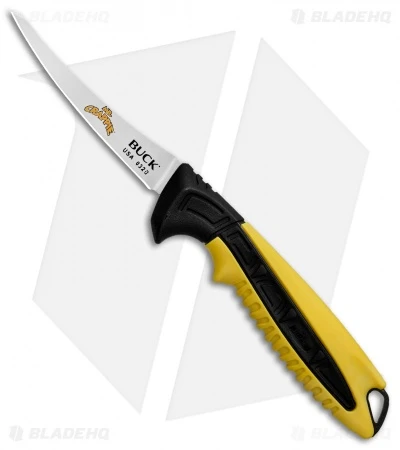 Buck Knives Buck Mr. Crappie Slab Slinger Fixed Blade Knife (4" Satin) 0032YWS-B 1 Buck Knives Buck Mr. Crappie Slab Slinger Fixed Blade Knife (4" Satin) 0032YWS-B