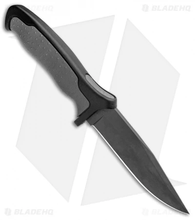 Buck Knives Buck Nighthawk Small Tactical Fixed Blade Knife Dynaflex (4.875" Black) 0655GYS 2 Buck Knives Buck Nighthawk Small Tactical Fixed Blade Knife Dynaflex (4.875" Black) 0655GYS - Image 2