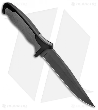 Buck Knives Buck Nighthawk Tactical Fixed Blade Knife Dynaflex (6.5" Black) 0650GYS 2 Buck Knives Buck Nighthawk Tactical Fixed Blade Knife Dynaflex (6.5" Black) 0650GYS - Image 2