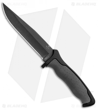 Buck Knives Buck Nighthawk Tactical Fixed Blade Knife Dynaflex (6.5" Black) 0650GYS 1 Buck Knives Buck Nighthawk Tactical Fixed Blade Knife Dynaflex (6.5" Black) 0650GYS